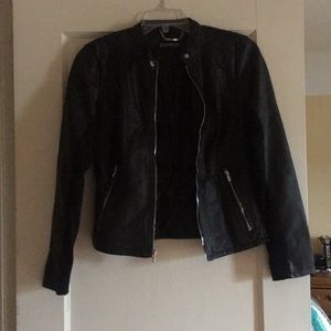 Express faux leather jacket